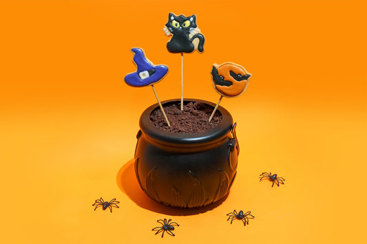Halloween Trick Or Treat Butter Cookie Pops