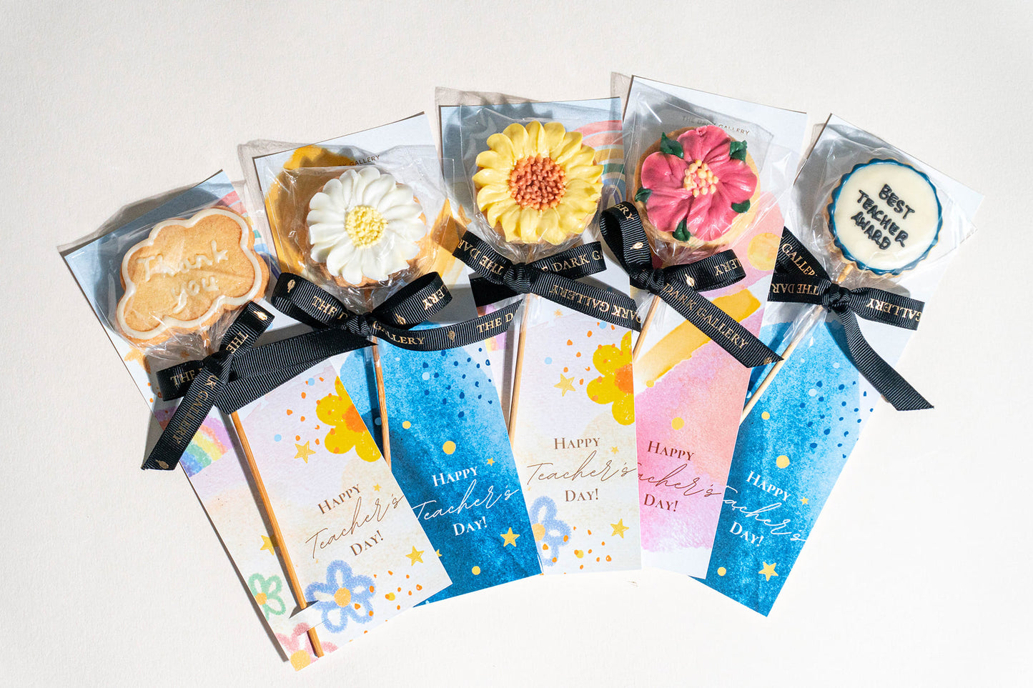 Teacher's Day Butter Cookie Pops