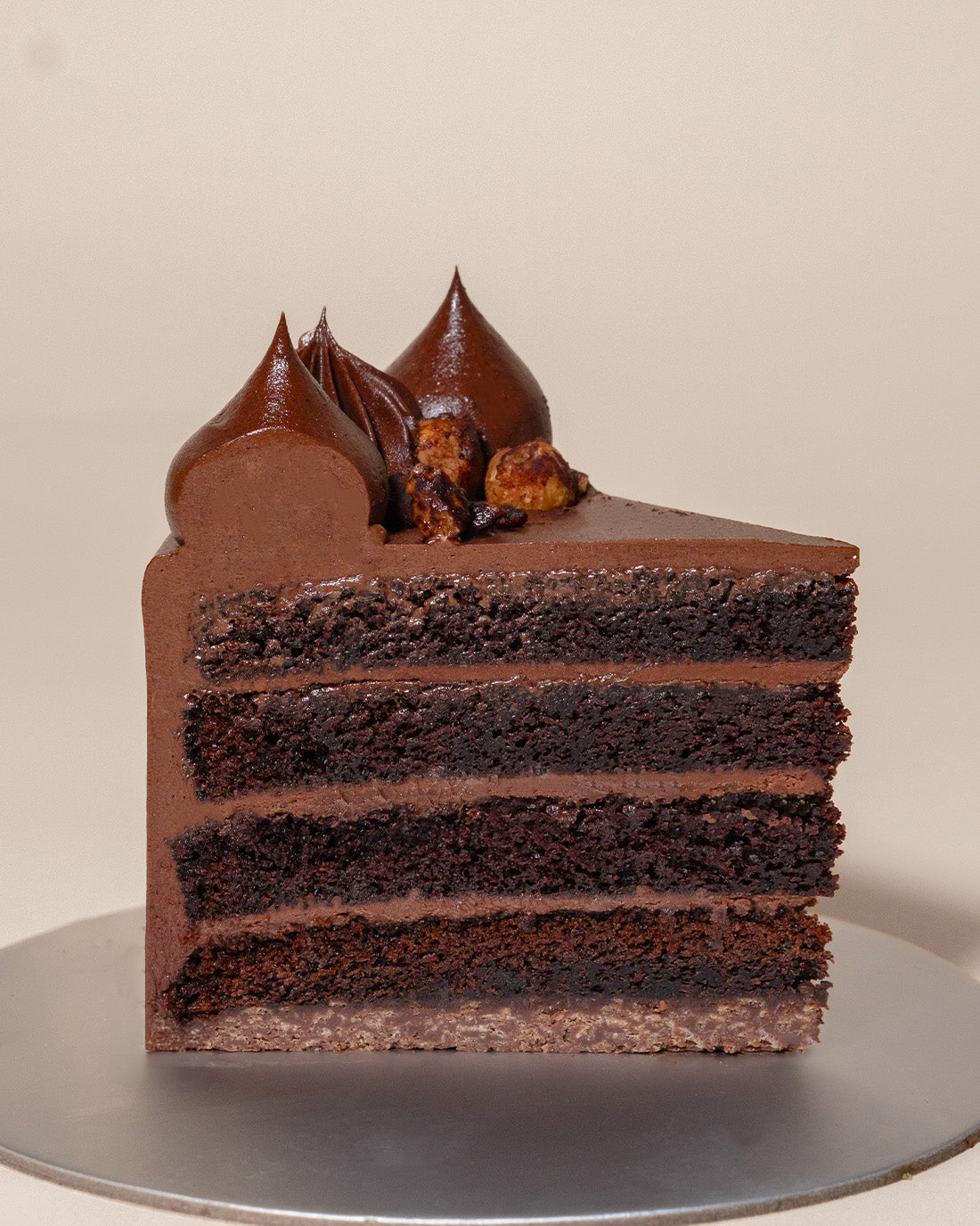 Hazelnut Dark Chocolate Cake – The Dark Gallery