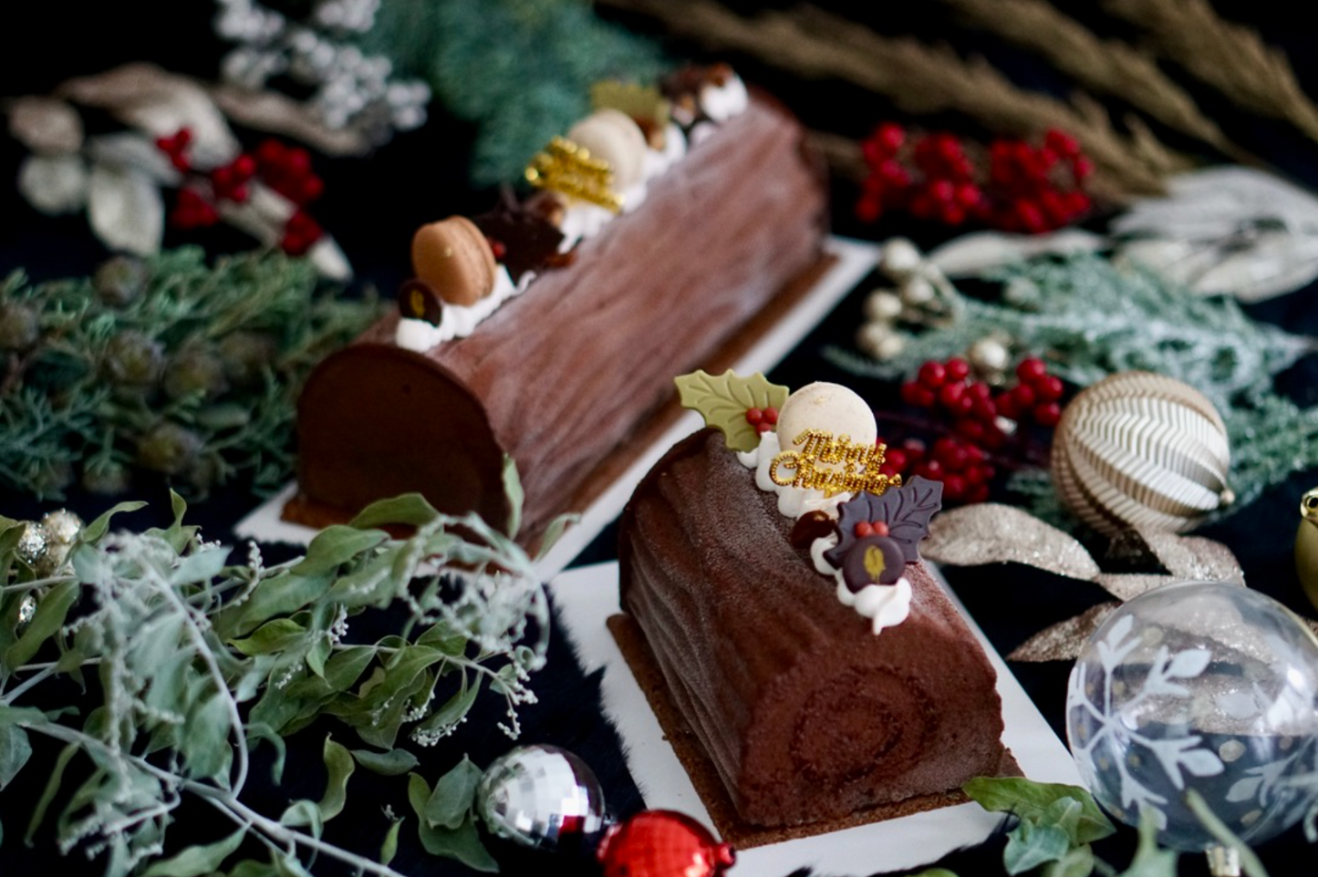 Signature 80% Dark Chocolate IC Log Cake