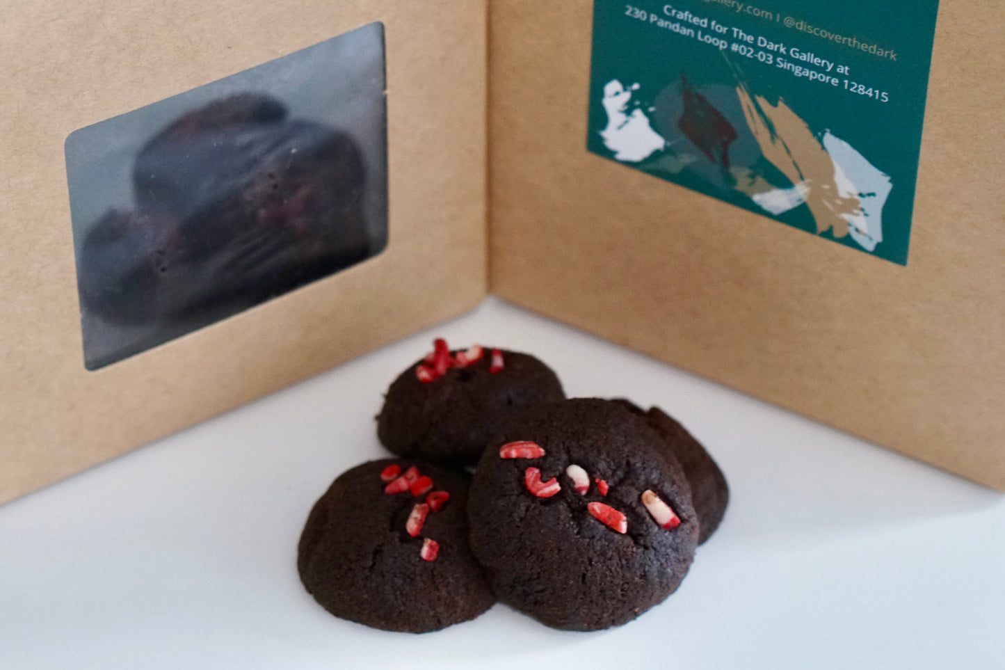 Dark Chocolate Peppermint Cookies