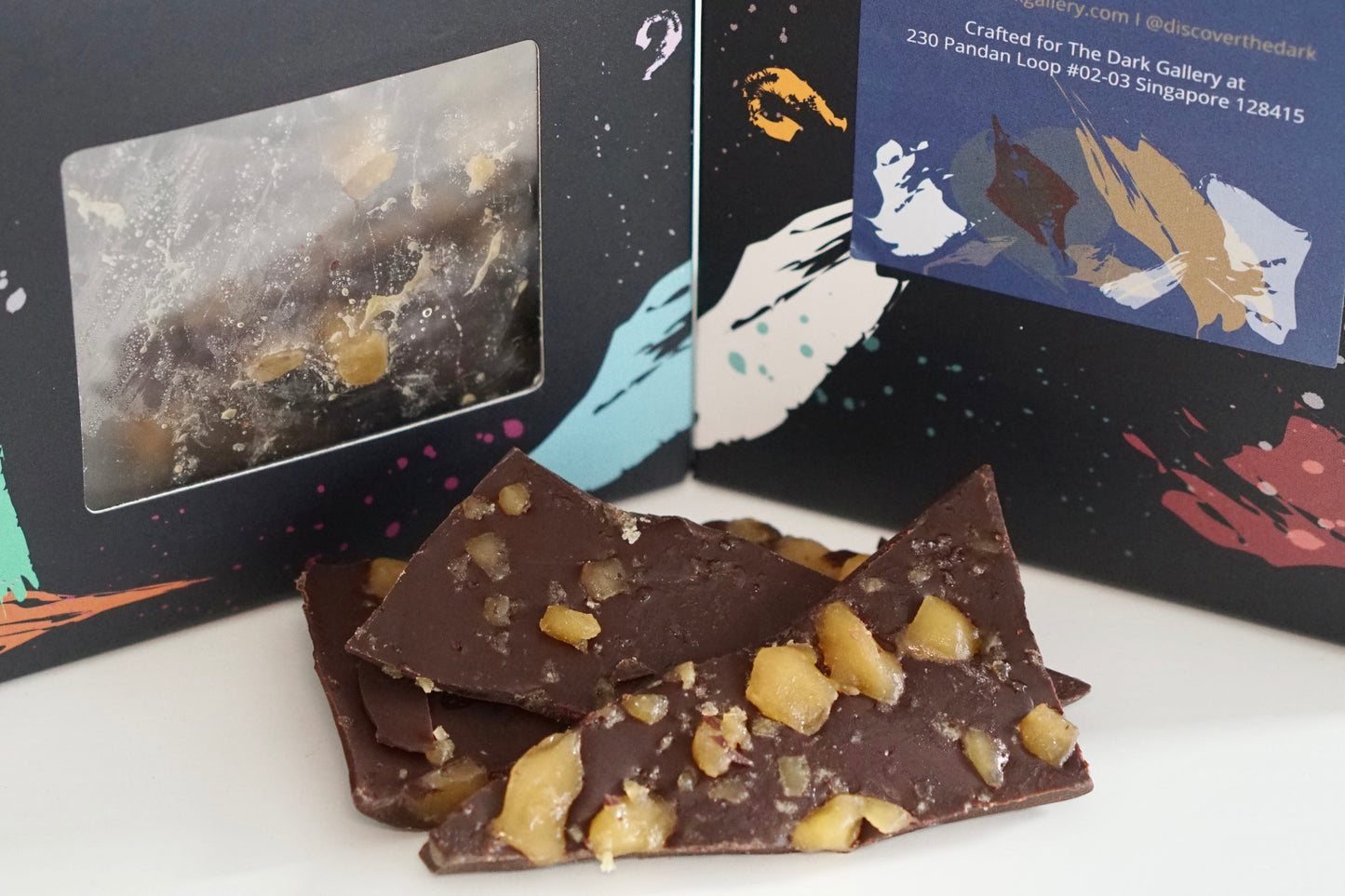Toffee Sea Salt Dark Chocolate Slab