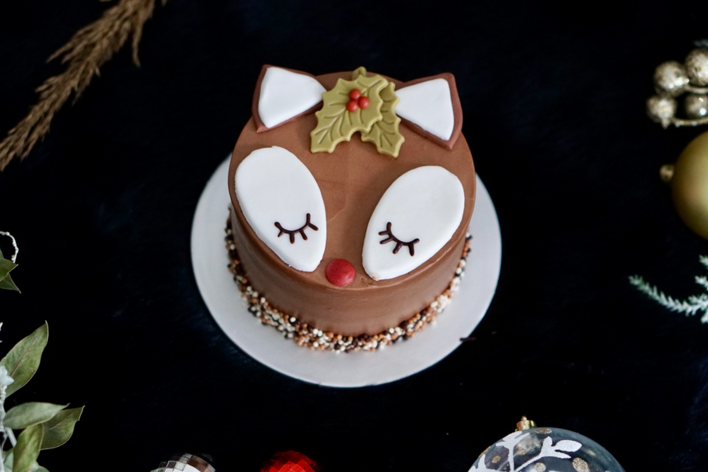 Petite Rudolph Signature Dark Chocolate Cake