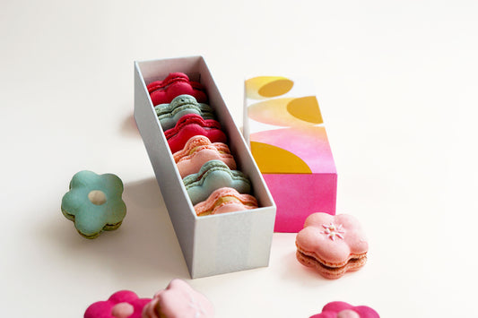 Spring Bloom Macarons