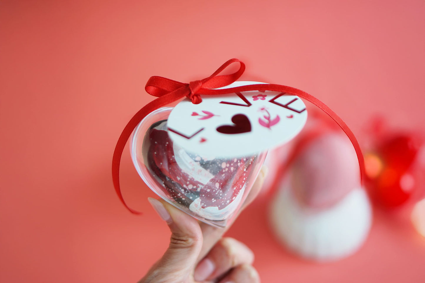 Heart-shaped Chocolate Bomb