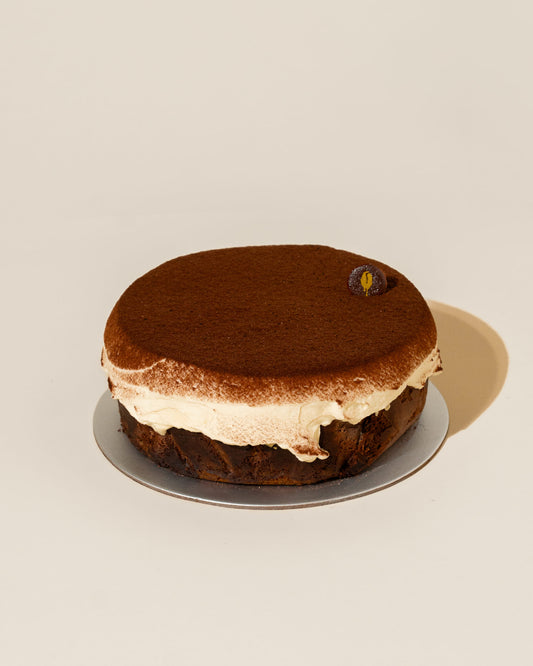 Dark Chocolate Basque Cheesecake