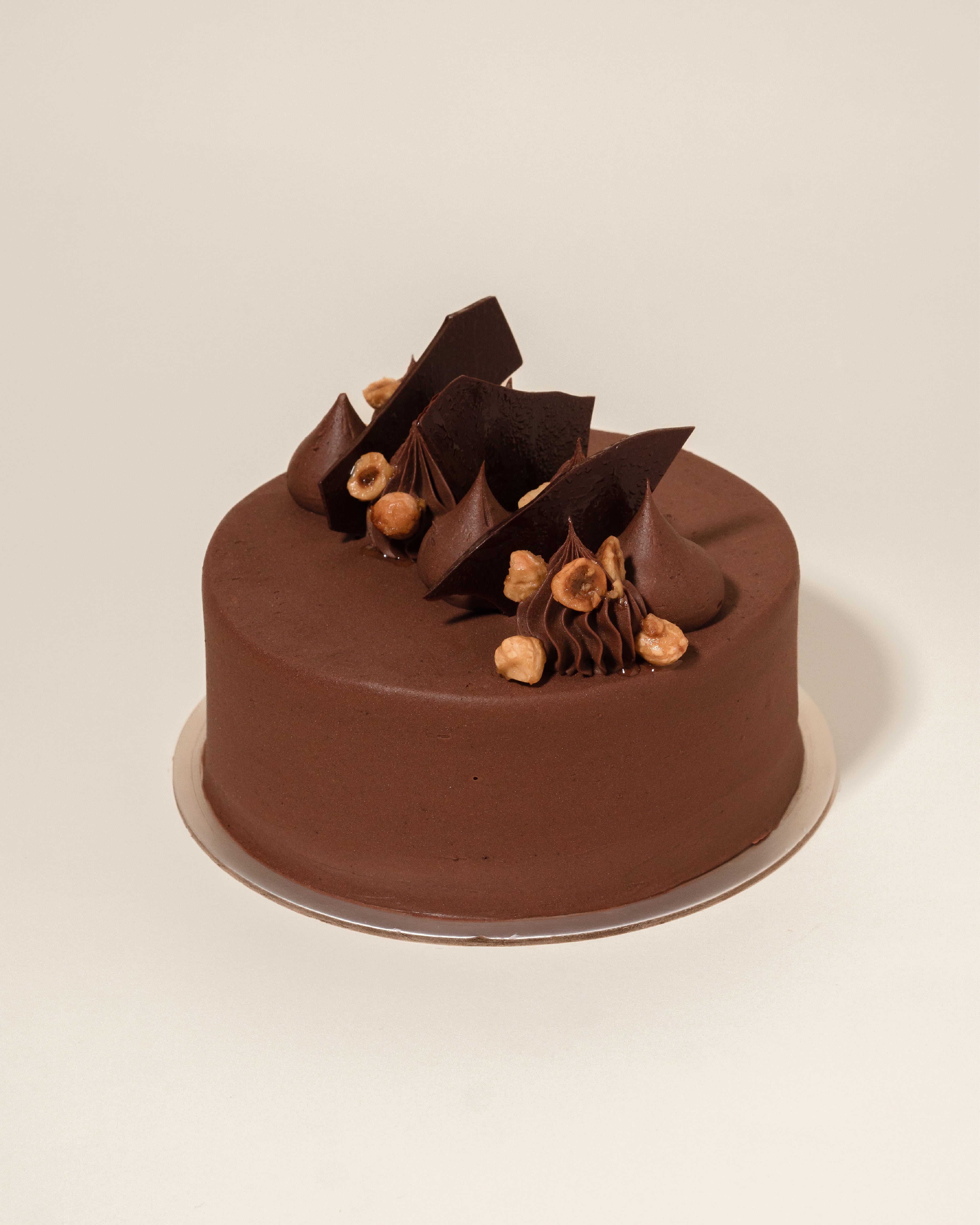 Hazelnut Dark Chocolate Cake – The Dark Gallery