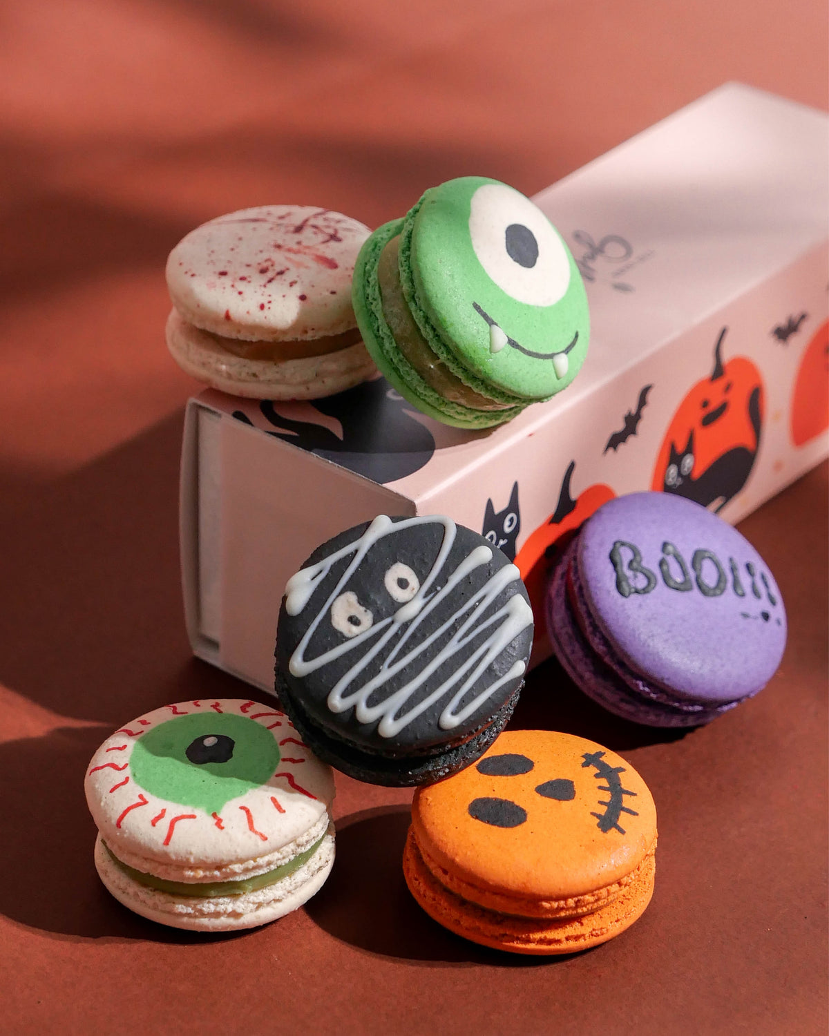 Halloween Macarons (Box of 6)