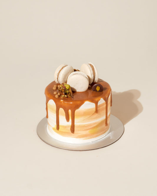Petite Sea Salt Butterscotch Ice Cream Cake