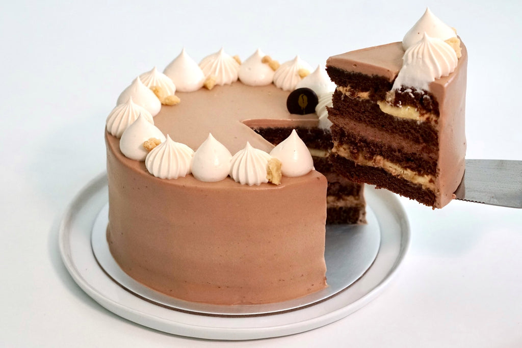 Banana Caramel Cake Decor White Chocolate Stock Photo 1075898561 |  Shutterstock