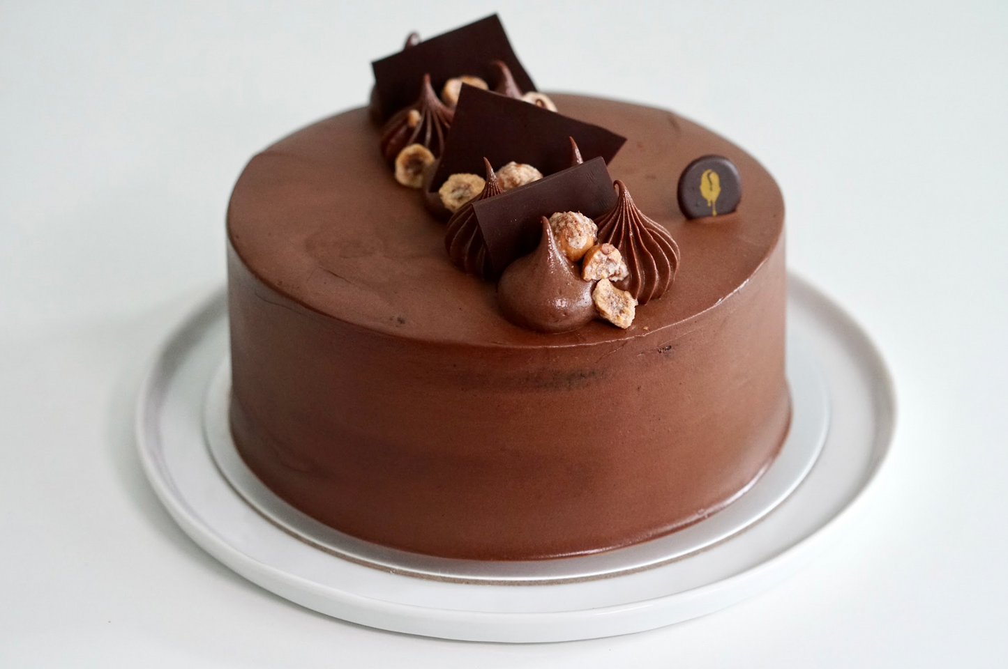 Hazelnut Dark Chocolate Cake