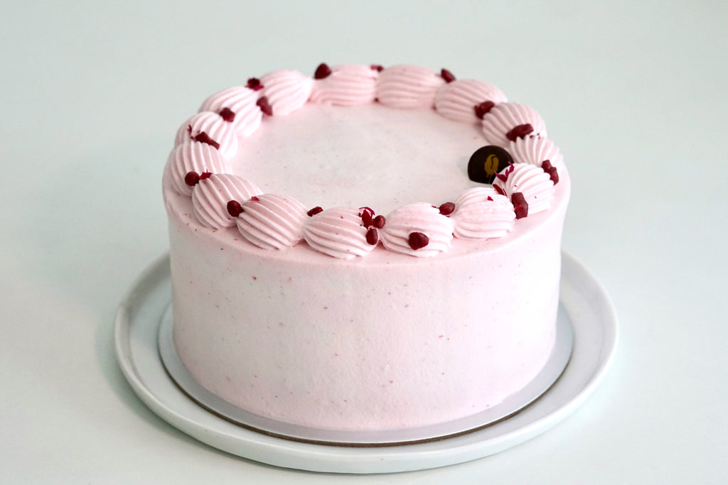 Lychee Rose Chiffon Cake